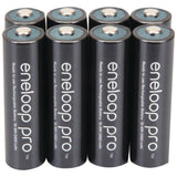 Panasonic BK-3HCCA8BA eneloop Rechargeable XX Batteries (AA; 8 pk)