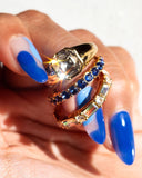 Crystal Stone Square Ring by Short & Suite