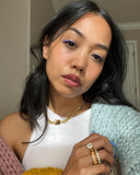 Crystal Stone Square Ring by Short & Suite