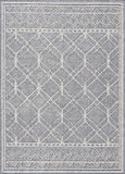 Diah Gray Blue & Bone Area Rug