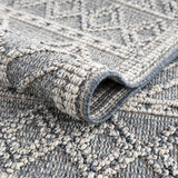 Diah Gray Blue & Bone Area Rug