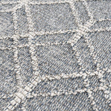 Diah Gray Blue & Bone Area Rug