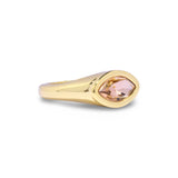 Gold Pink Marquis Eye Ring by Short & Suite