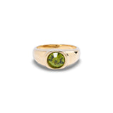 Gold Olive Small Stone Ring by Short & Suite