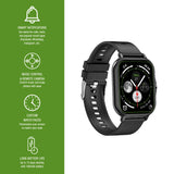Smart Watch & Wellness Ring Bundle – Bluetooth Calling, Fitness Tracking & 24/7 Health Monitoring