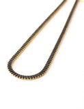 Black Stone Tennis Necklace by Short & Suite