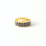 Black Stone Eternity Ring by Short & Suite