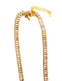 Crystal Stone Tennis Necklace by Short & Suite