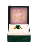 Emerald Square Stone Gold Ring by Short & Suite