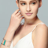 Sail With Me Minimalist Bracelet in Turquoise