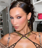 Gold Drop Gem Earring by Short & Suite