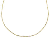 Thin Diamond Tennis Choker 14K by By Adina Eden