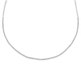 Thin Diamond Tennis Choker 14K by By Adina Eden