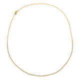 Thin Diamond Tennis Choker 14K by By Adina Eden