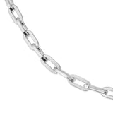 Silver Medium Link Chain Bracelet by eklexic