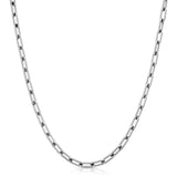 Silver Medium Link Chain by eklexic
