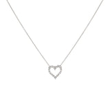 Classic Diamond Heart Necklace 14K by By Adina Eden