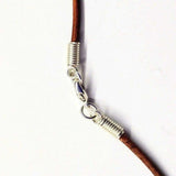 Silver Wrapped Light Amethyst Point Gemstone Necklace
