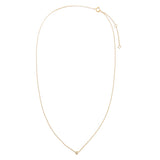 Diamond Tiny Bezel Necklace 14K by By Adina Eden