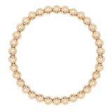 Small Gold Ball Bracelet by eklexic