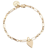 Small Helena & Small Multi Link Chain Bracelet by eklexic