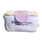Plush Macaron Squeaky Dog Toy by Bonne et Filou