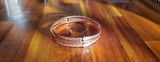 Stackable Copper Hammered Open Double Canted Angle Bangles