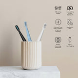 USB Rechargeable Electric Toothbrush with 12 Brush Heads