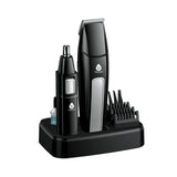 Men's 10-Piece Grooming Kit – Hair, Beard, Nose & Ear Trimmer