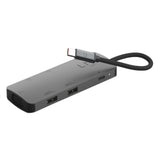 LINQ byELEMENTS LQ48019 7-in-1 USB-C 4K HDMI Triple-Display MST Adapter