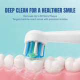 4-Pack Replacement Brush Heads Compatible with Oral-B iO Series 2–10