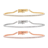 Classic Thin Tennis Bracelet by By Adina Eden