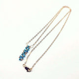 Tiny Super Sparkly Rock Candy Crystal Bar Necklace