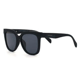 Coco - Sustainable Black Frame Black Lens Wayfarer Sunglasses by TopFoxx