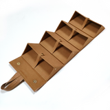 Nude Faux Croco Travel Case by TopFoxx