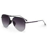 Smaller Megan 2 Faded Black - Tangle Free Aviator Sunglasses by TopFoxx