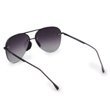Smaller Megan 2 Faded Black - Tangle Free Aviator Sunglasses by TopFoxx