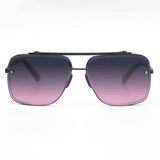 Bella Faded Purple and Pink - Tangle Free Aviator Sunglasses by TopFoxx