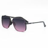Bella Faded Purple and Pink - Tangle Free Aviator Sunglasses by TopFoxx