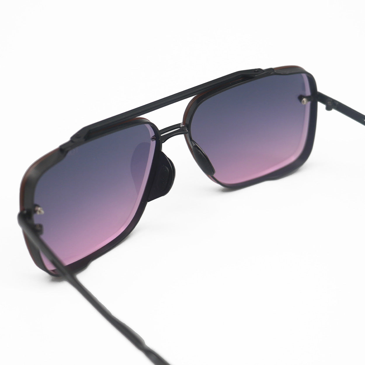 Bella Faded Purple and Pink - Tangle Free Aviator Sunglasses by TopFoxx