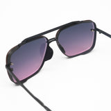 Bella Faded Purple and Pink - Tangle Free Aviator Sunglasses by TopFoxx