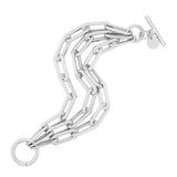 Triple Gisele Toggle Bracelet by eklexic