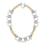 Two Toned Hendrick Necklace by eklexic