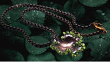 Copper Sculpted Shamrock Necklace - Only One by Alexa Martha Designs
