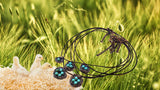 Copper Robin Nest Necklace with Up To 5 Beads by Alexa Martha Designs