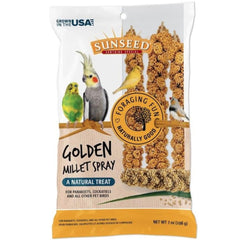 Sunseed Golden Millet Spray Natural Bird Treat