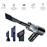 3-in-1 Cordless Rechargeable Cleaning Pursonic Bundle: Power Scrubber, Extended Brush & Mini Vacuum Duster for Home & Car.