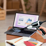 3-in-1 Cordless Rechargeable Cleaning Pursonic Bundle: Power Scrubber, Extended Brush & Mini Vacuum Duster for Home & Car.