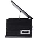 Victor State 7-in-1 Wood Music Center with 3-Speed Turntable and Dual Bluetooth