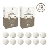 Pursonic 100% Pure New Zealand Wool Dryer Balls - 12 Pack by Pursonic